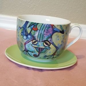 Teacup and saucer